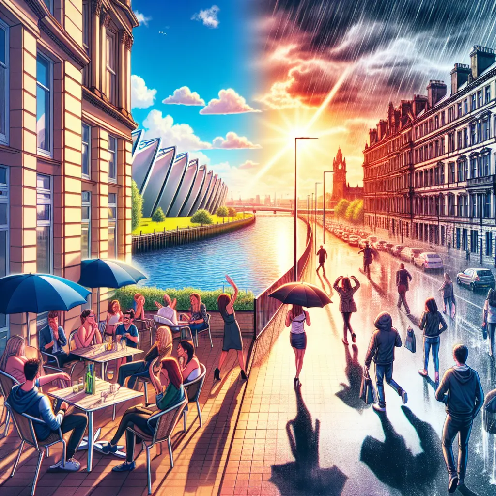 Hvordan er vejret i Glasgow i uge 29?