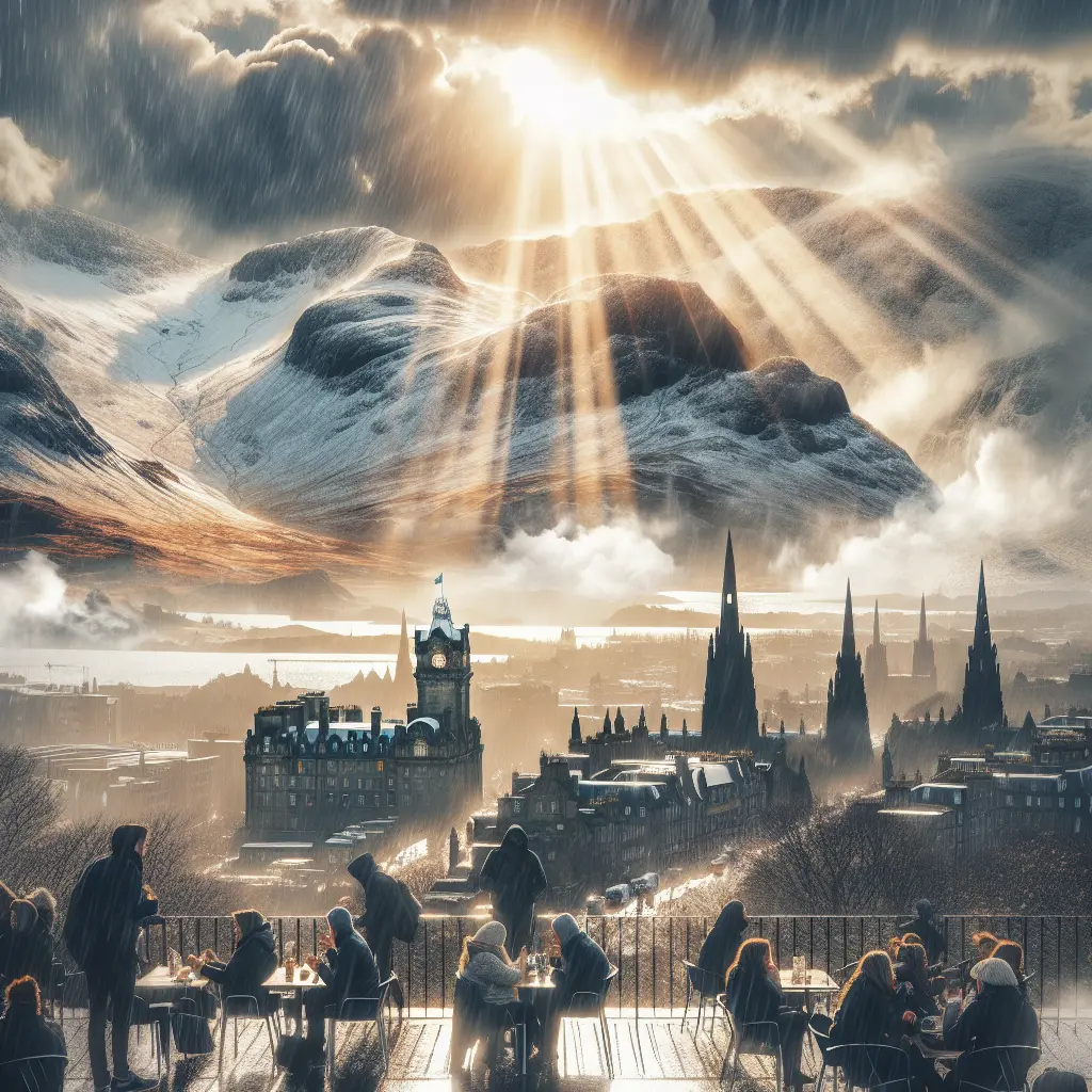 Hvordan er vejret i Skotland i april måned?